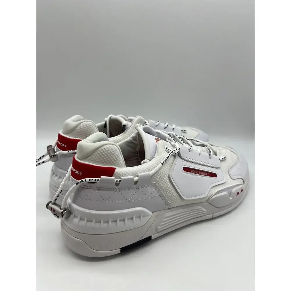 Polo Ralph Lauren Polo Sport PS200 SK LTL White Sneakers Men's Size 11.5